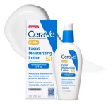 CeraVe Lotion Pelembap Wajah AM SPF 50 | Pelembap Wajah dengan Niacinamide, Asam Hialuronat, dan Ceramides | Tidak Berminyak